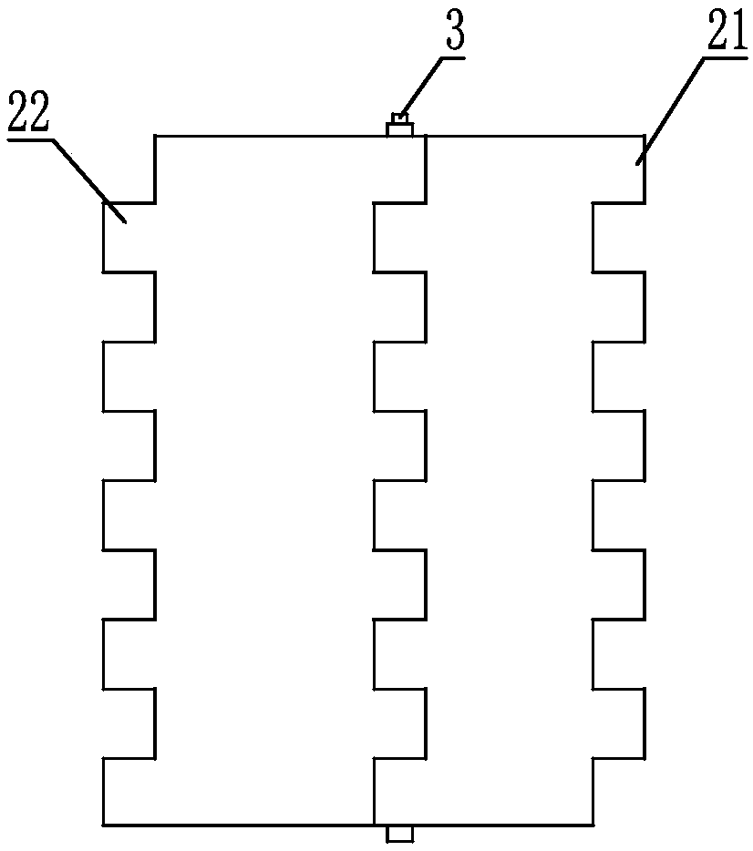 Prefabricated seedling recovery isolating timber for tree planting in saline-alkali soil and use method thereof