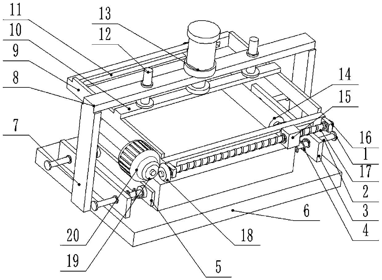 Wood plate pressing fit device for composite wood plate