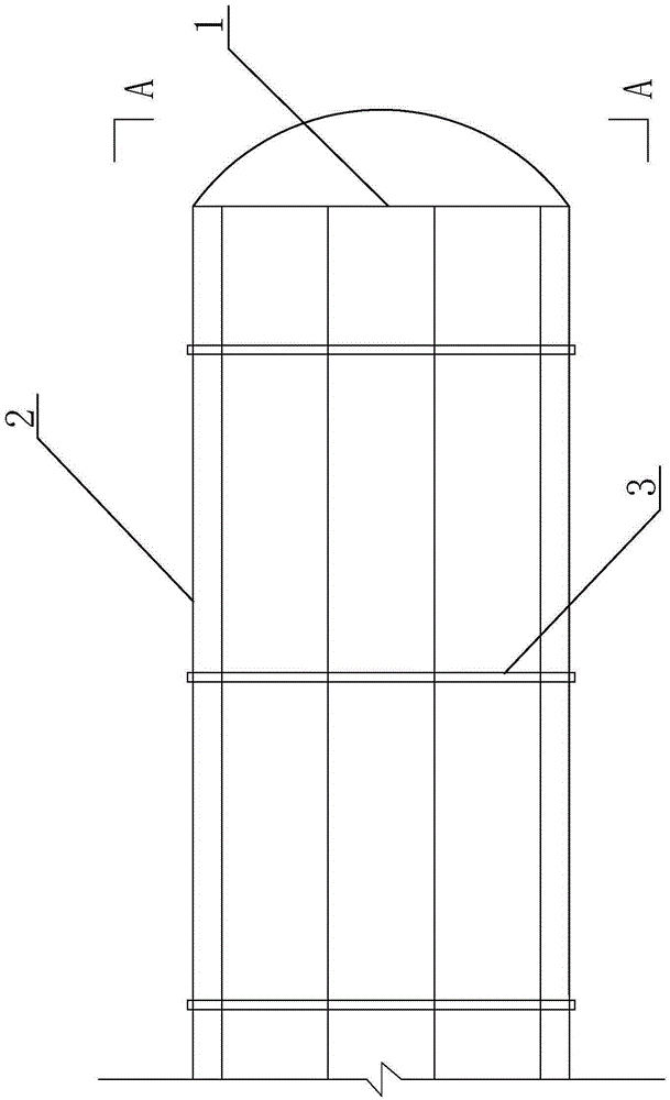 Indiffusible pile foundation construction method