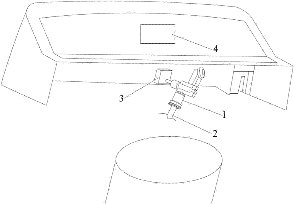 Washing machine spray structure, washing machine and spraying method