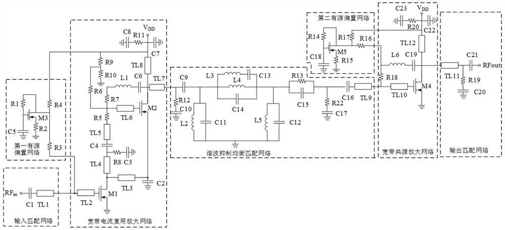 A Broadband Harmonic Suppression Amplifier