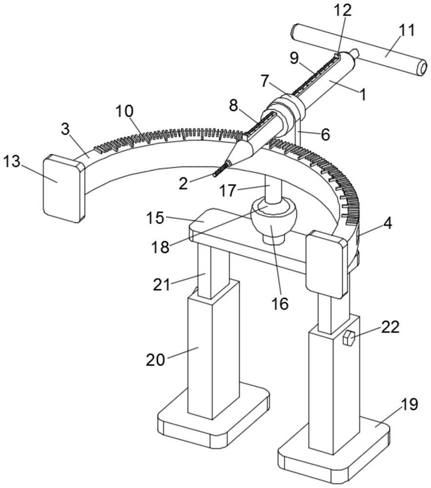 Punching device for building construction