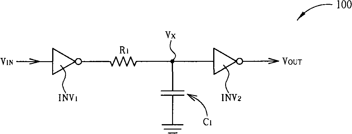 Long delay circuit