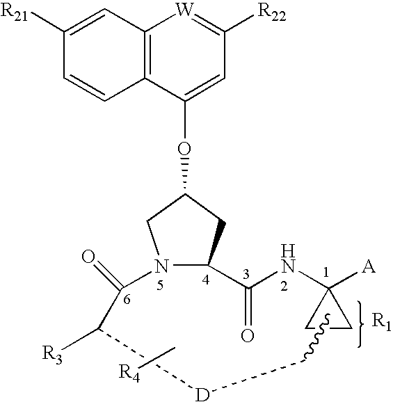 Acylsulfonamide compounds as inhibitors of hepatitis C virus NS3 serine protease