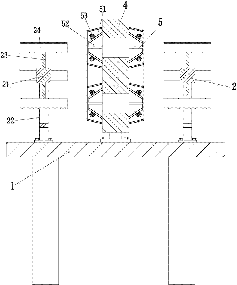 A wire tightening device for multi-bundle wire stranding equipment