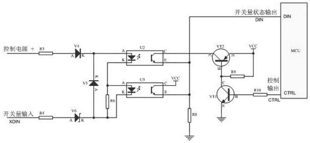 Switching value acquisition circuit and method