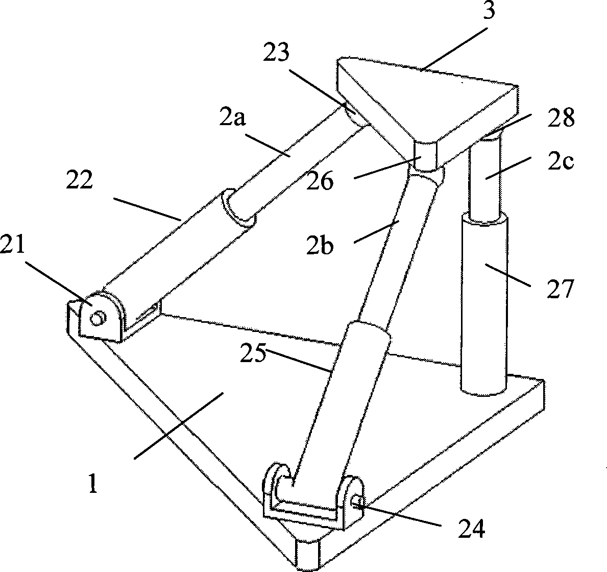 Decoupled false shaft machine tool and two-rotary and one-moving parallel connection mechanism