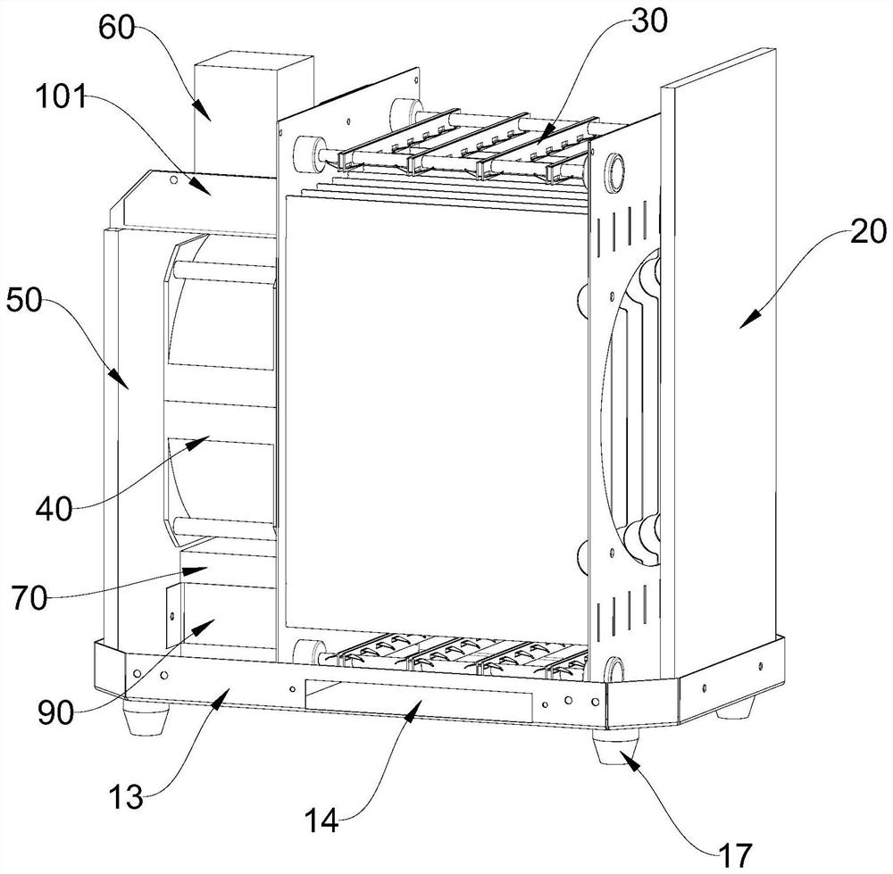 Plasma fire-fighting smoke-removing device and smoke-removing life-saving method thereof