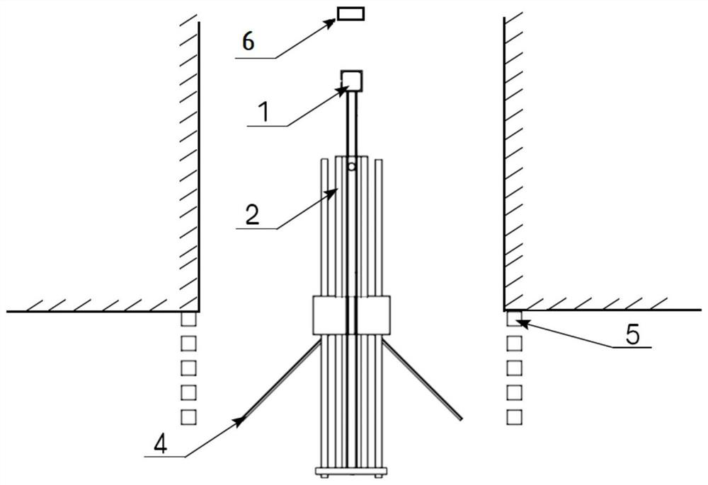 Auxiliary device for anti-sucking and exhausting smoke in tunnel shaft