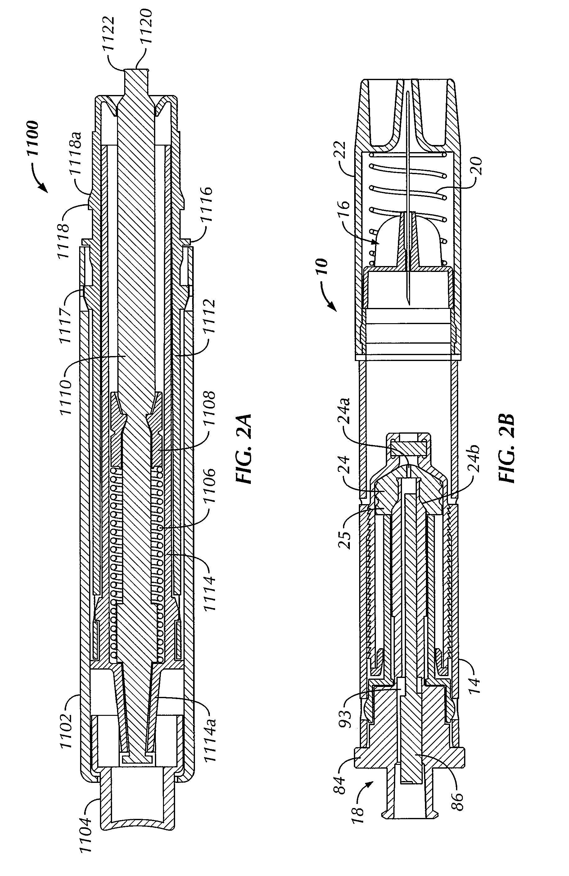 Automatic injection syringe assembly with integrated, fillable medicine container and method of filling an injection syringe assembly