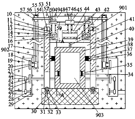 Dehumidification and heat dissipation device of power distribution cabinet