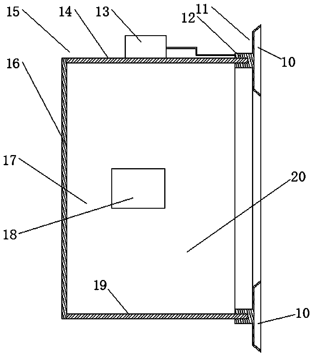 Building element tester calibrating device and calibrating method thereof