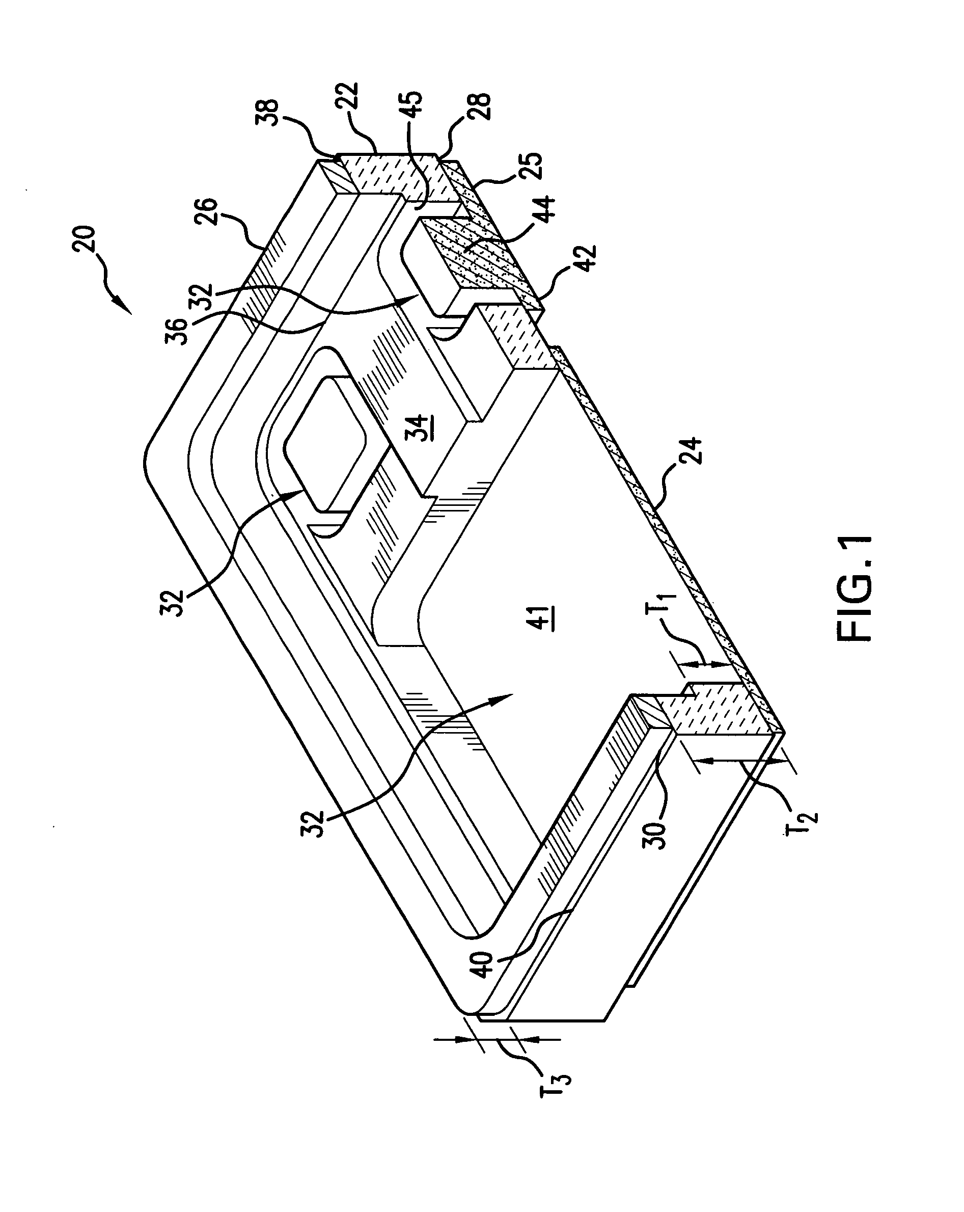 Surface mount package with high thermal conductivity