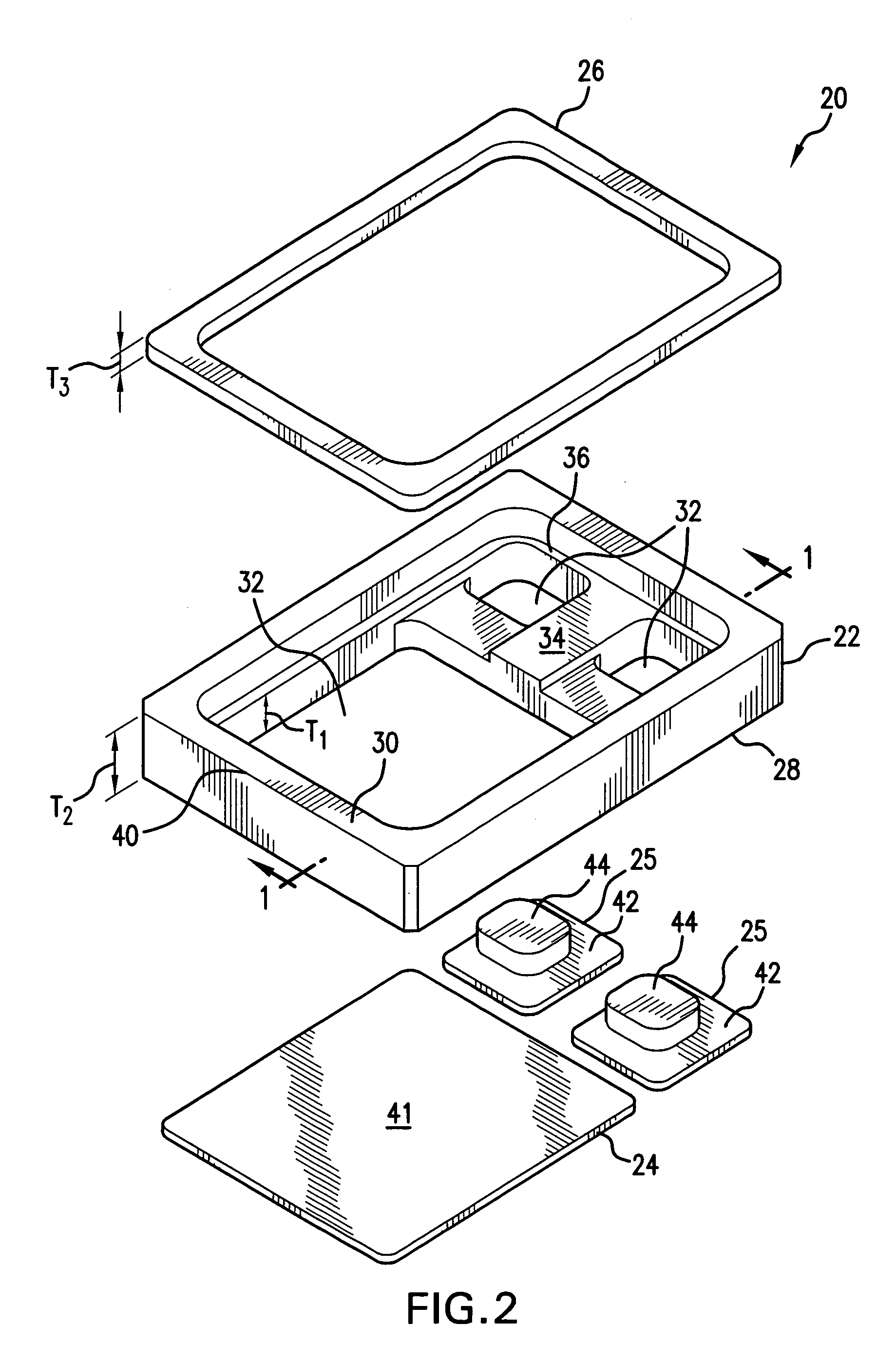 Surface mount package with high thermal conductivity