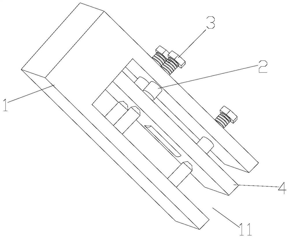 Special clamp and method for machining NDT sample