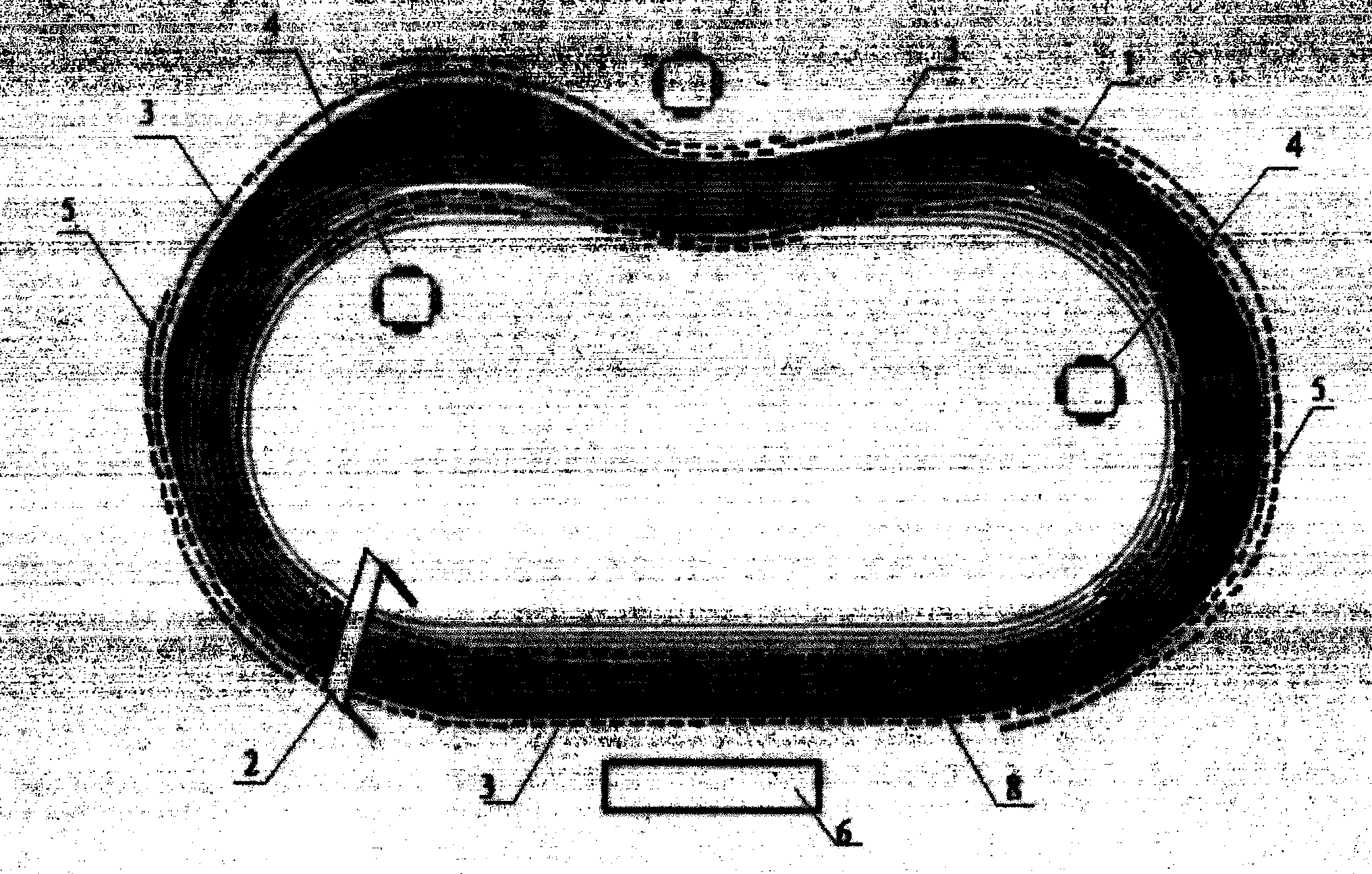 Stadium track facility for car drift race and construction and layout method