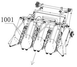 Corn ear picking roller pair, corn harvester header and corn harvester