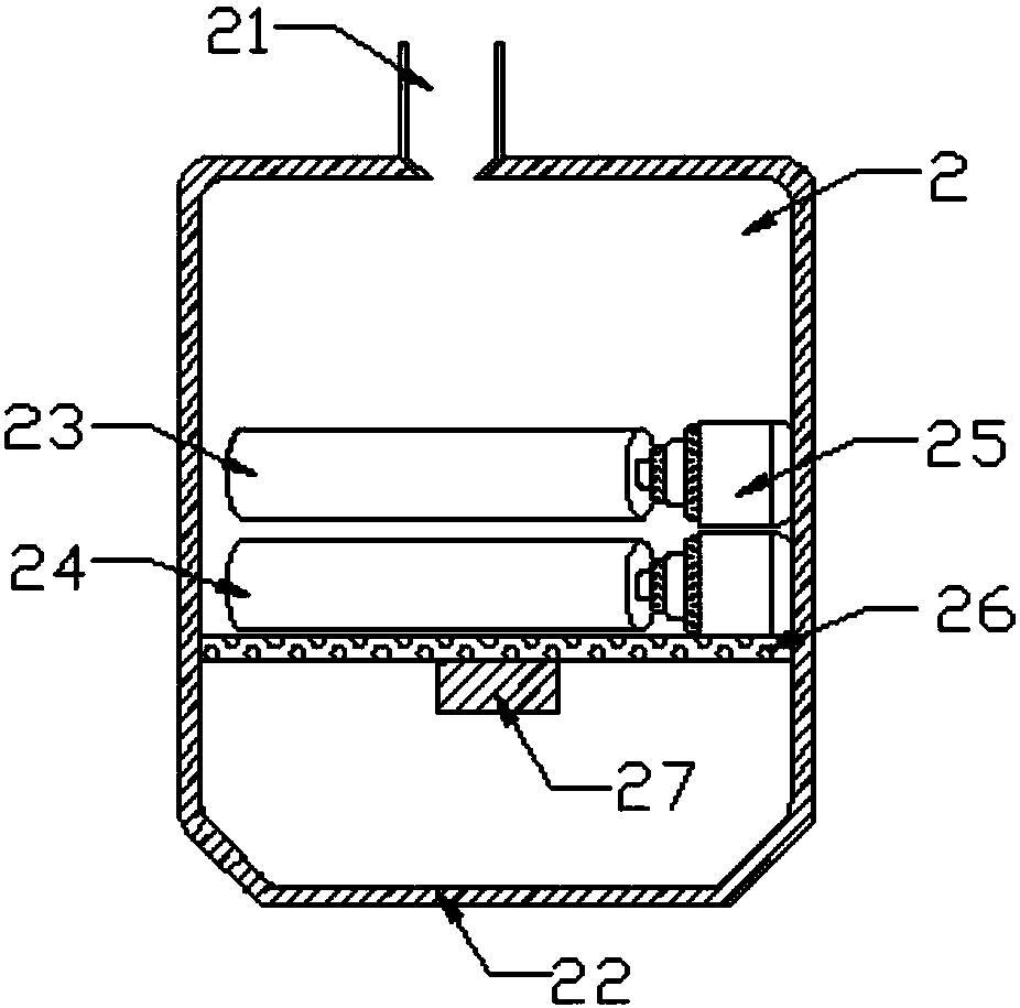 Device for preparing dyeing liquid for leather dyeing and processing