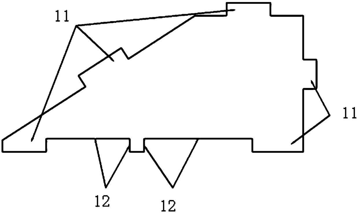 Titanium alloy thin polyhedron rudder frame and its processing method