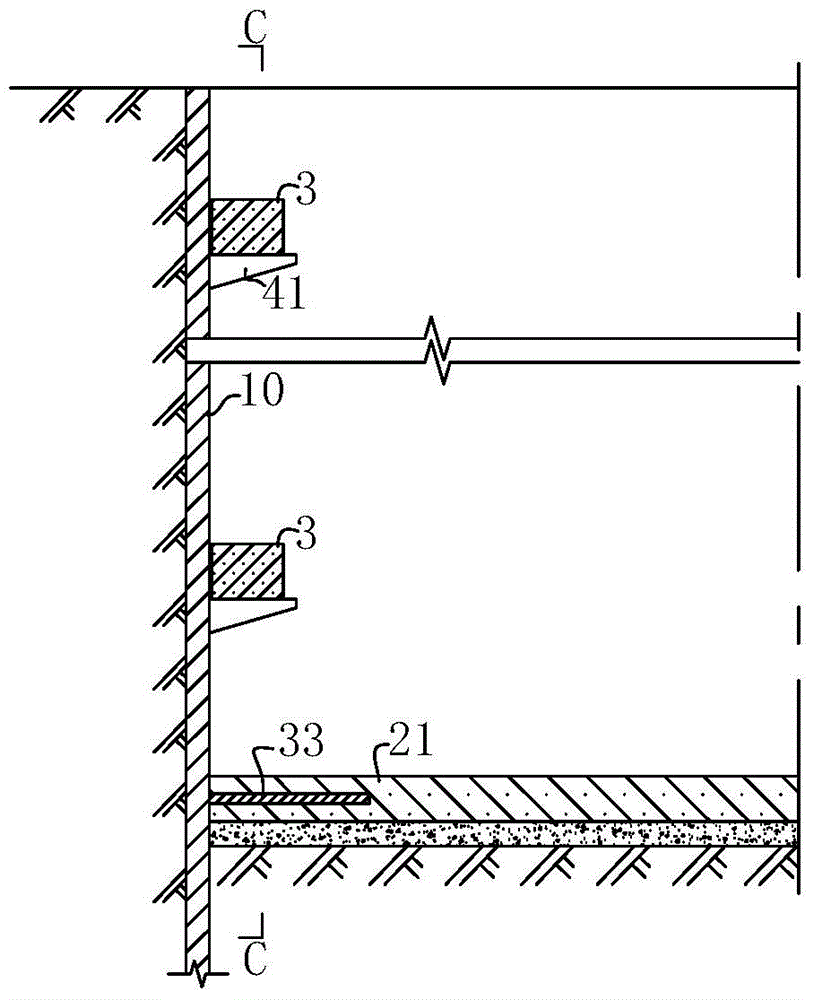 A construction method of a circular underground continuous two-wall integrated structure