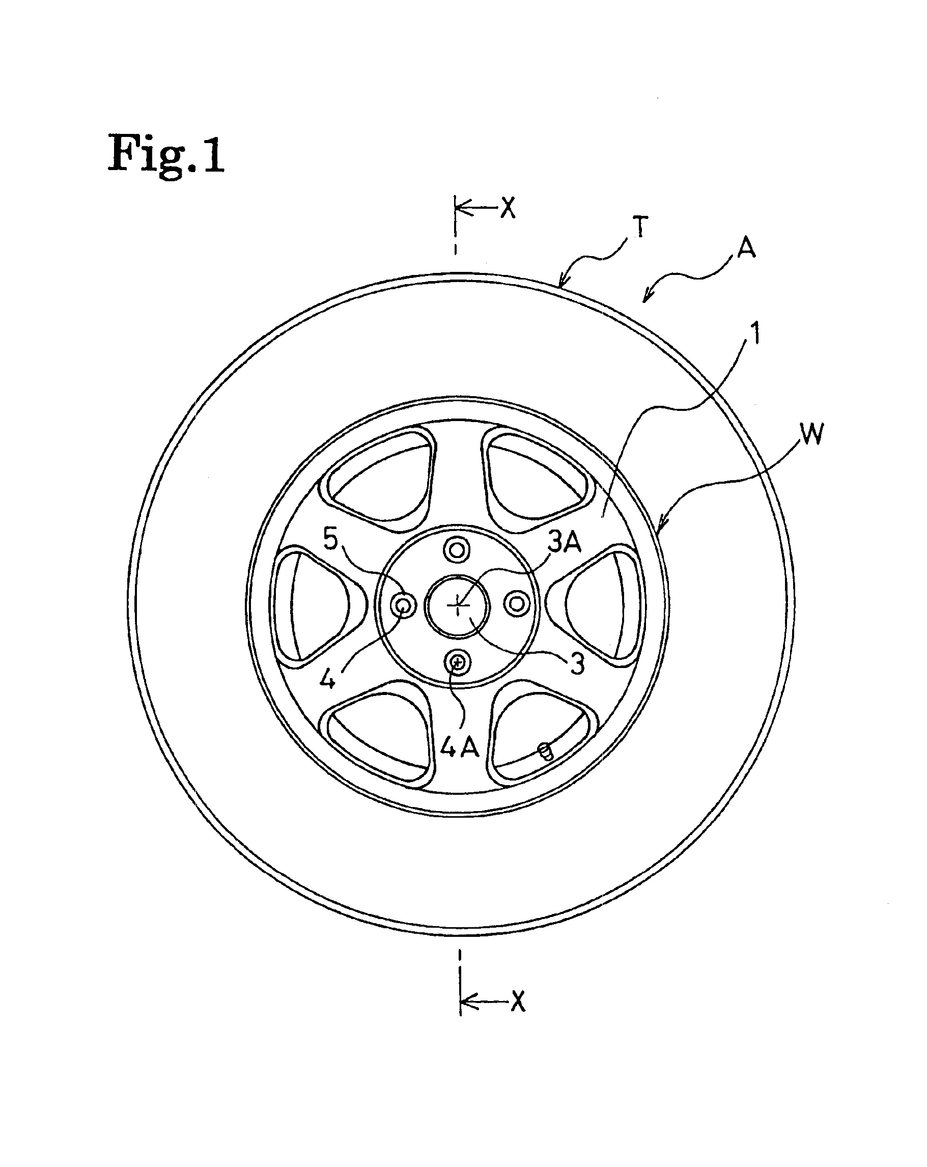 Method of fitting tire-and-wheel assembled body to axle