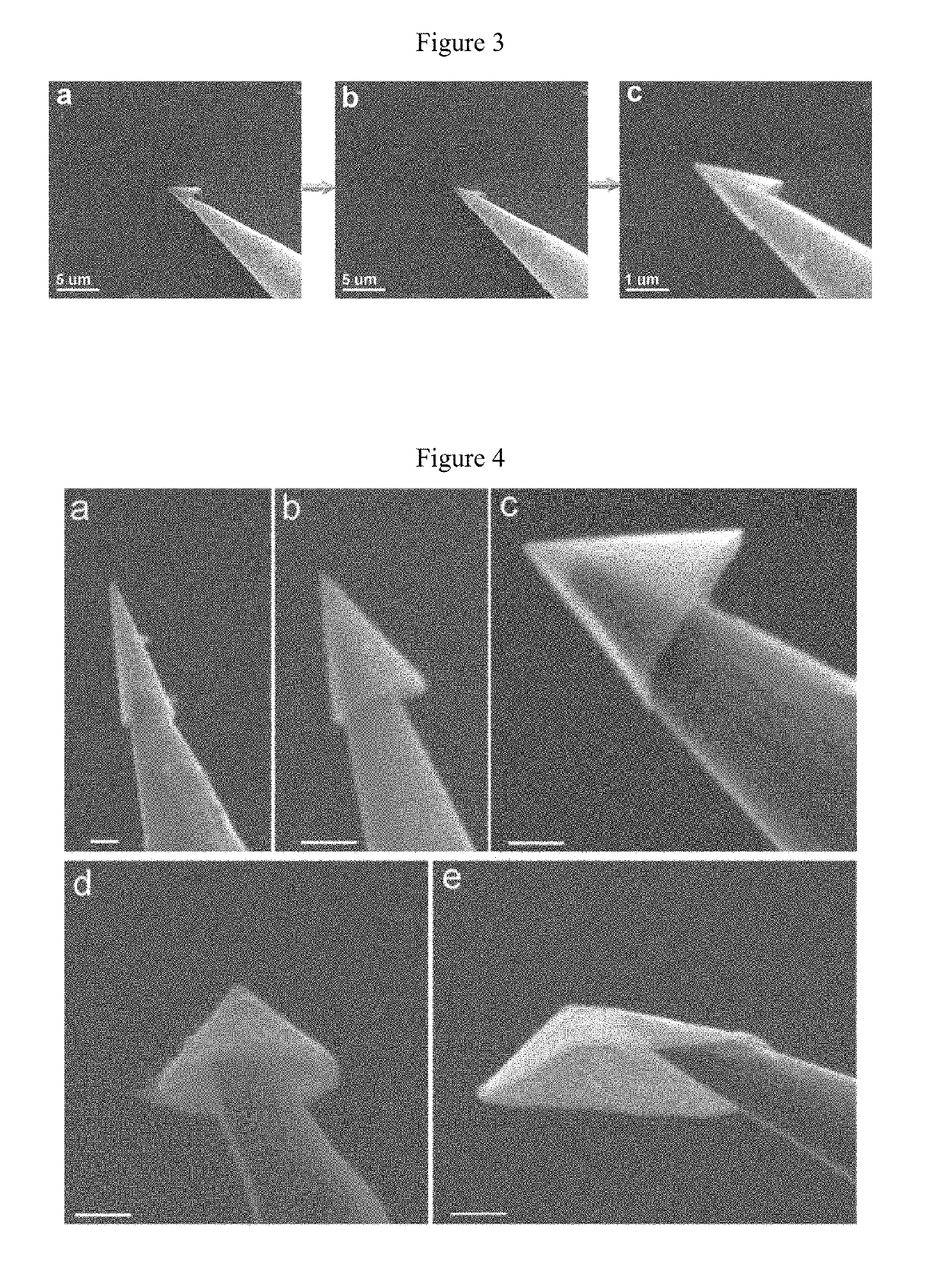Tapered nano-carbon material functionalized needle tip and preparation method therefor