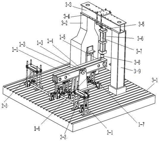 An anti-rolling torsion bar fatigue test device and method