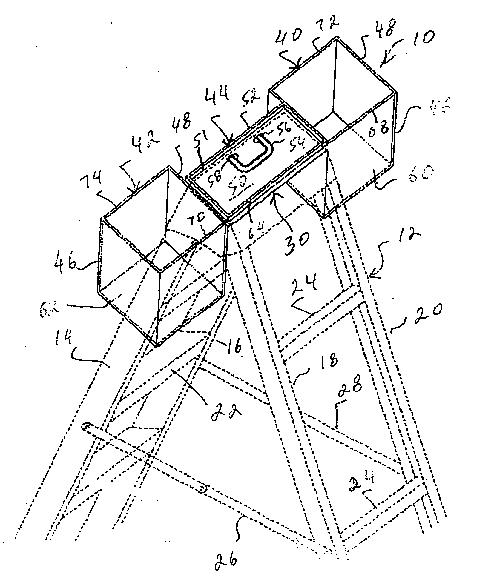 Ladder-mountable toolbox