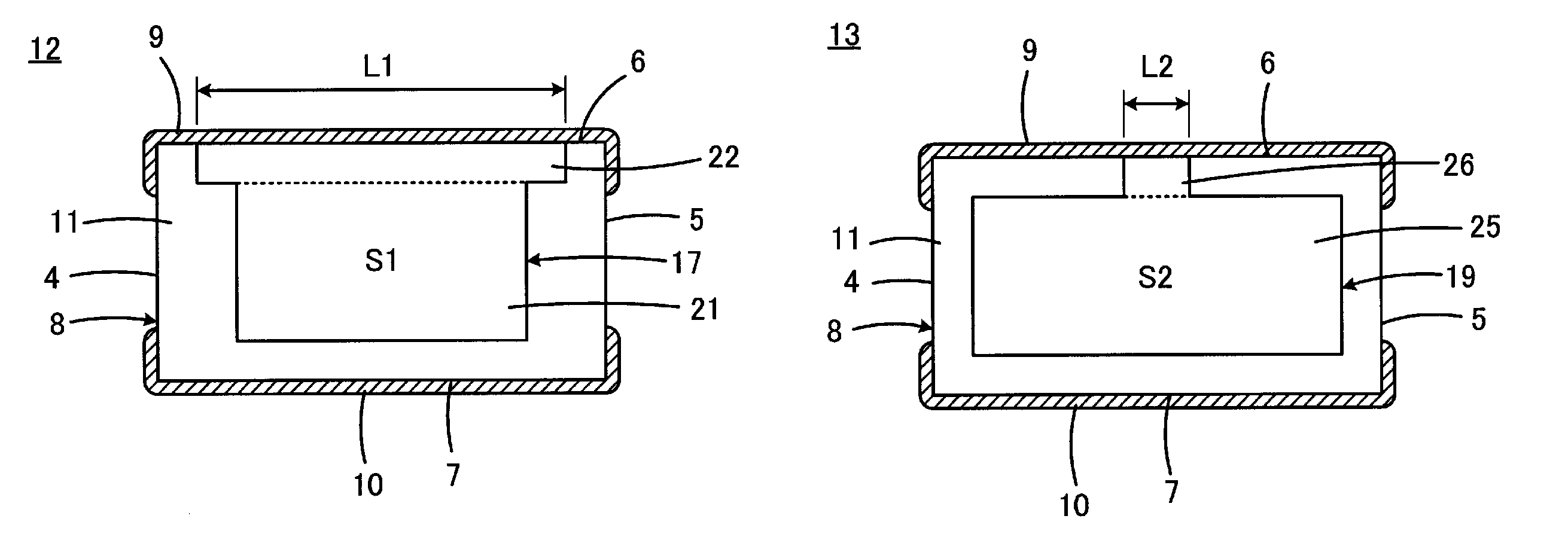 Multilayer capacitor having low ESL and easily controllable ESR