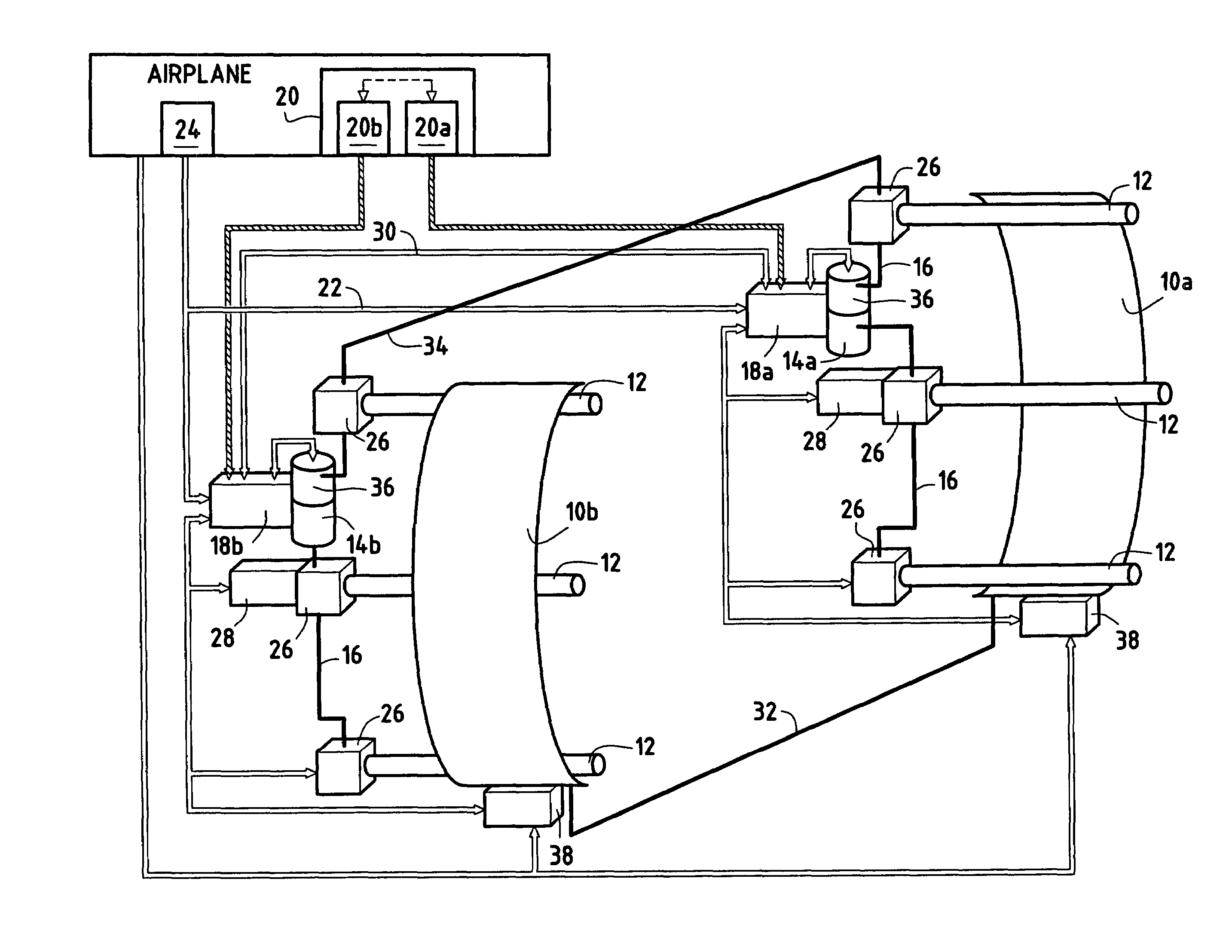 Turbojet electromechanical thrust reverser with servo-controlled door displacement