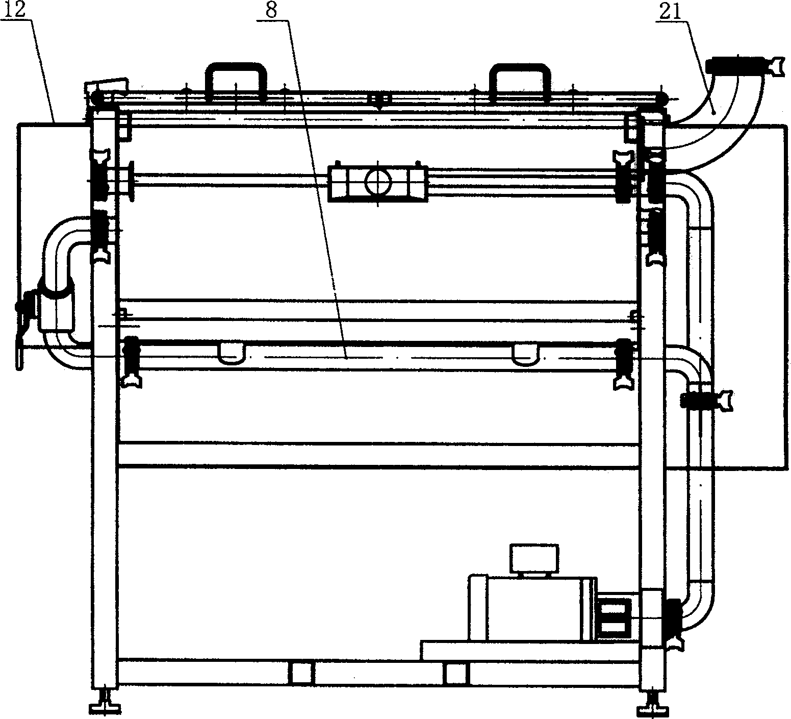 Mechanical tape type oil filter