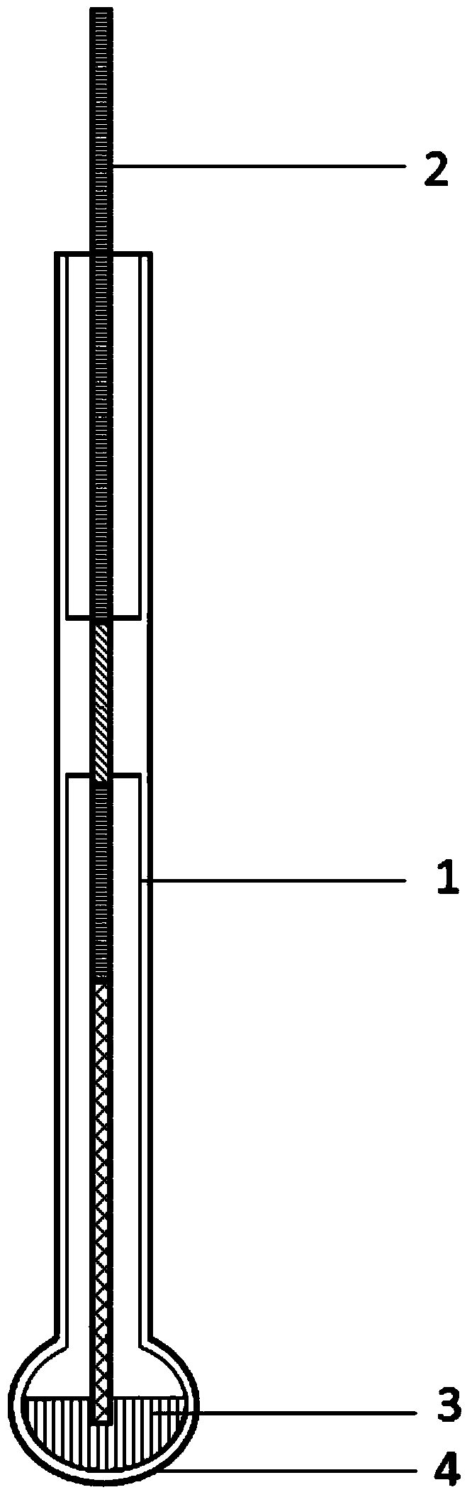 Silver/silver chloride reference electrode and manufacturing method of reference electrode