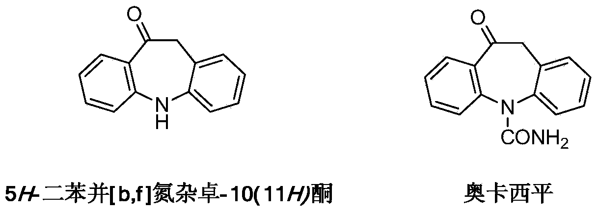 5-aryl-5H-dibenzo[b,f] azepine-10(11H) ketone compounds and preparation method thereof