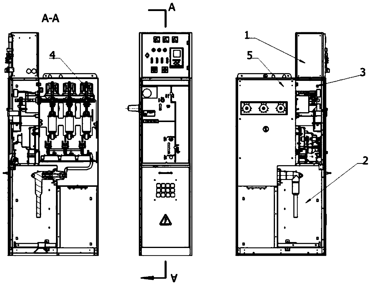 Electric power system protection method and rapid opening type permanent magnet circuit breaker switch equipment