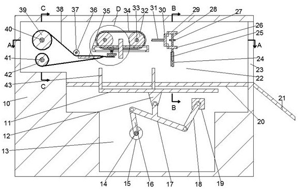 An automatic pasting device for express delivery