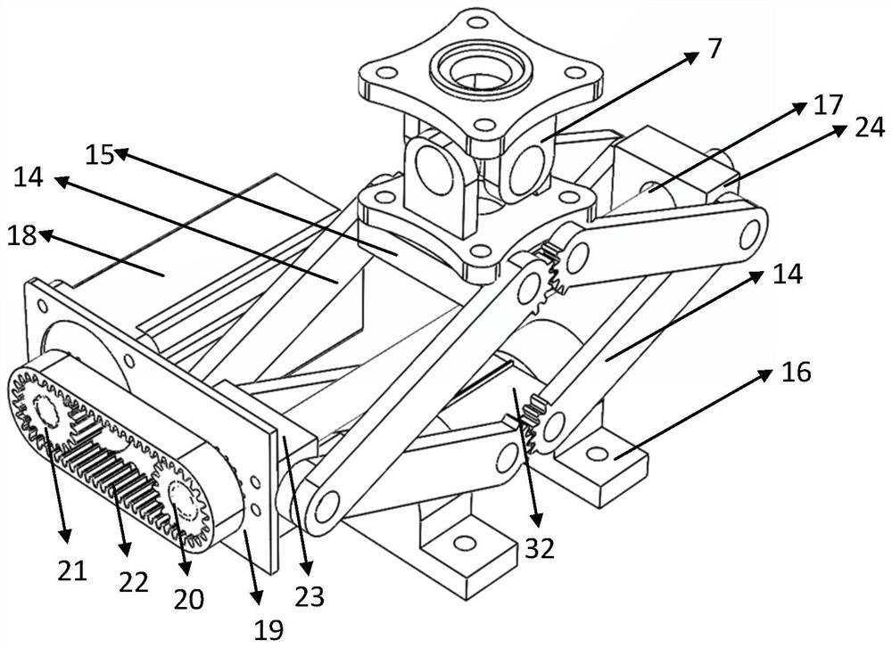 Motion platform with ultralow gravity center and multi-degree of freedom