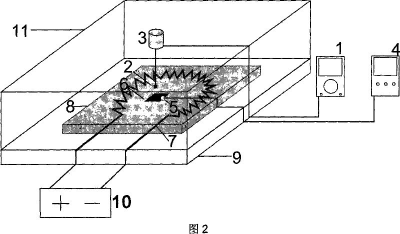 Method for measuring surface temperature of micro-hotplate