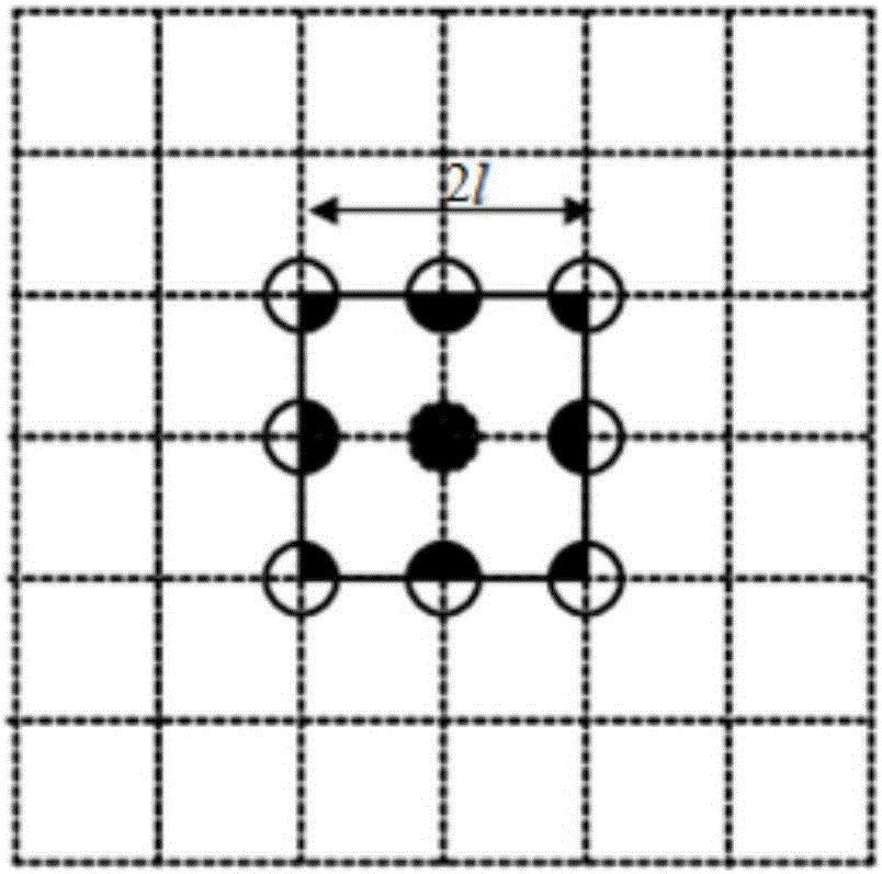 Virtual grinding wheel simulation method based on randomly distributed multiple abrasive particles