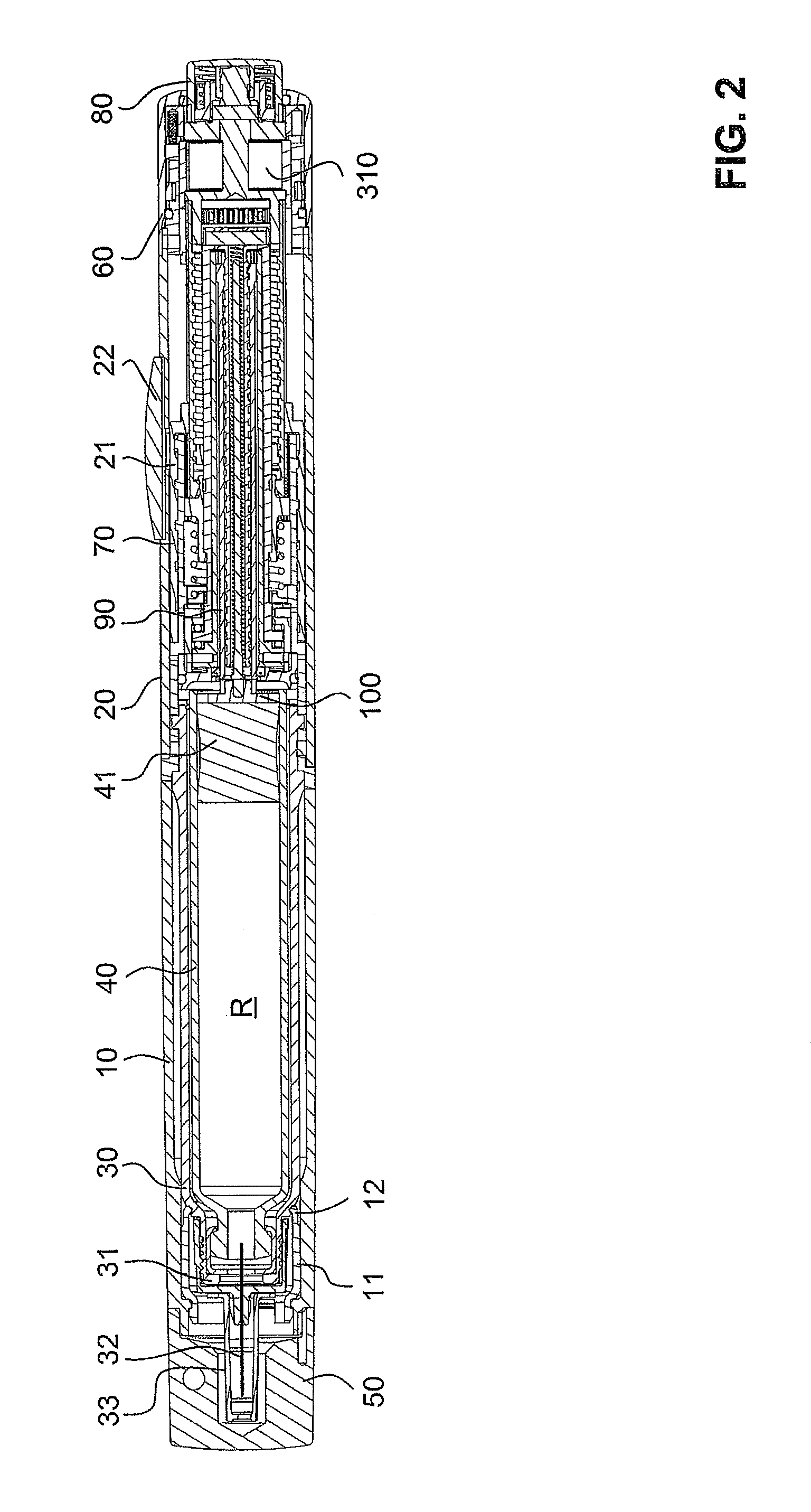Injection device comprising several coupling mechanisms
