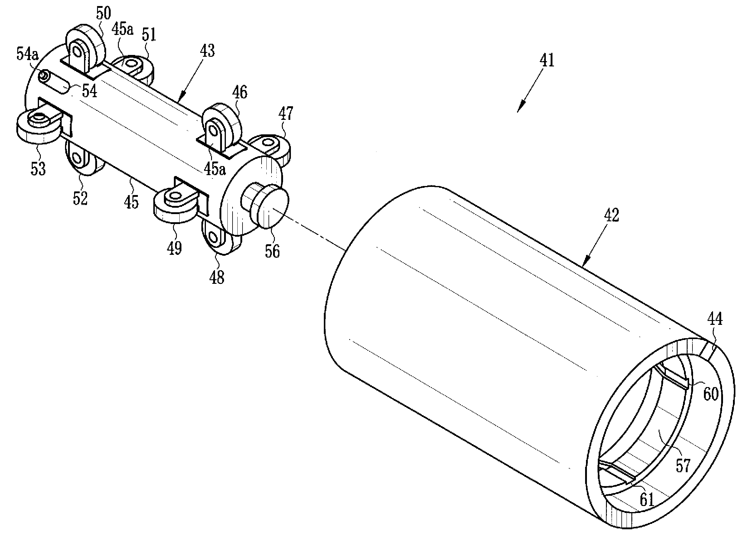 Core assembly for winding sheet and winding method