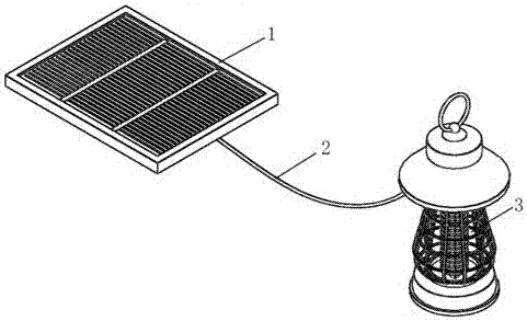 Photovoltaic mosquito killer lamp