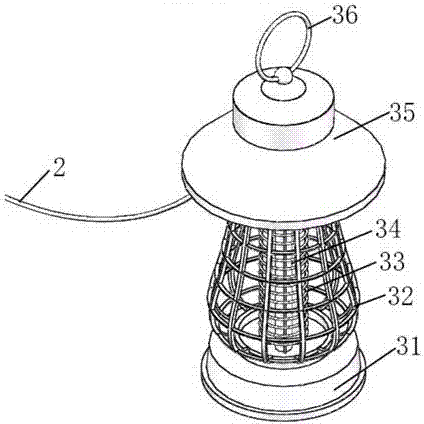 Photovoltaic mosquito killer lamp