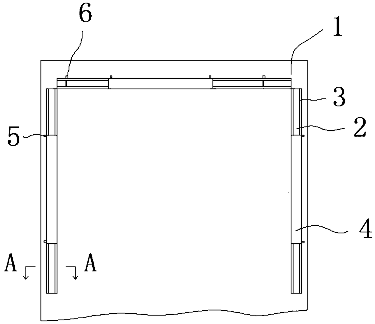 Door gauze convenient to mount