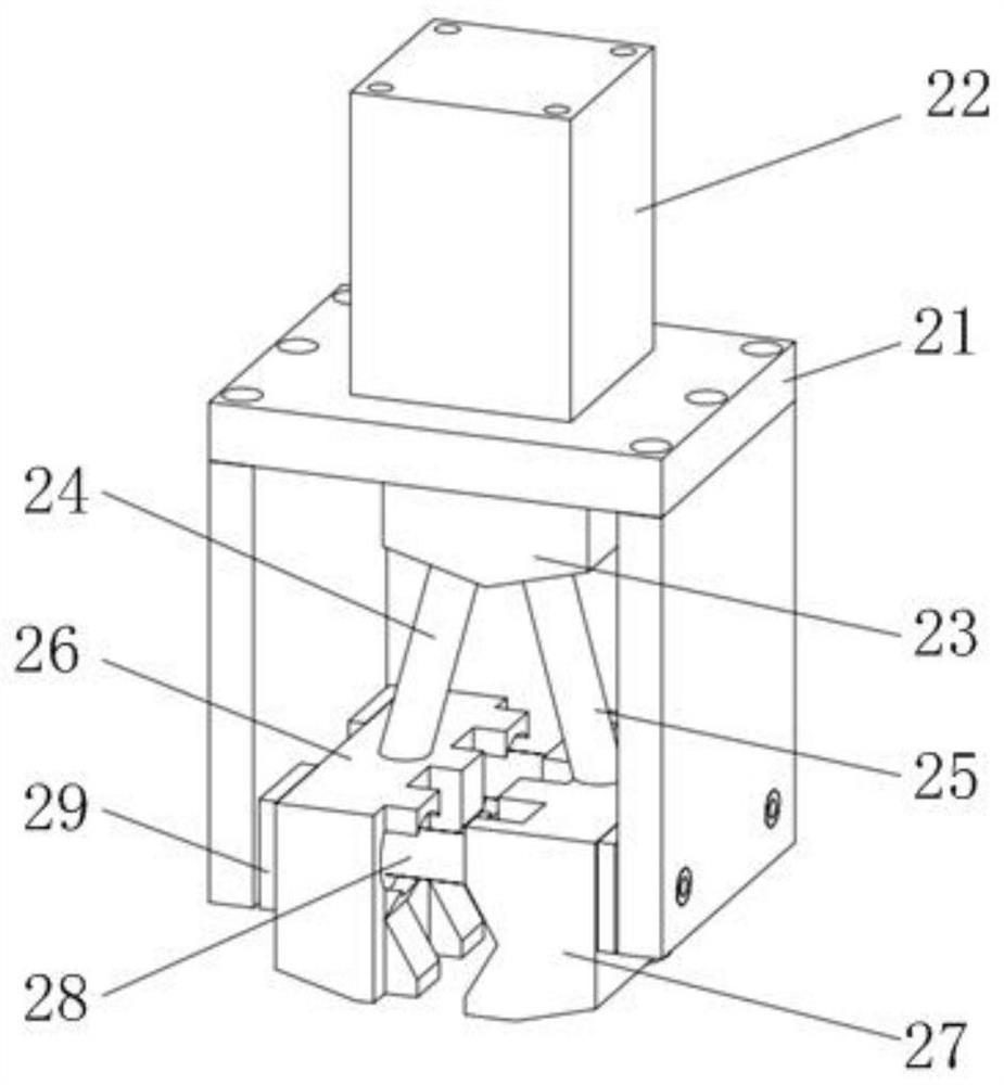 Online cutting-off device and online automatic tube cutting method