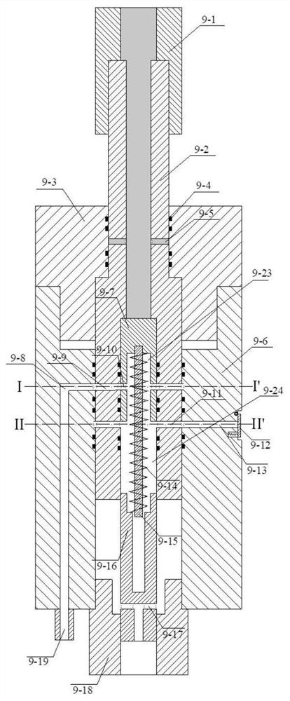 Water retention and pressure relief device and method suitable for deep water level drilling ground stress test