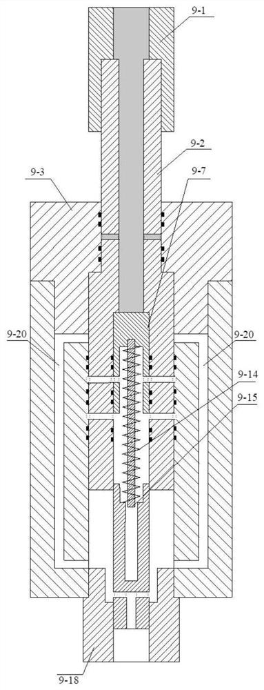 Water retention and pressure relief device and method suitable for deep water level drilling ground stress test