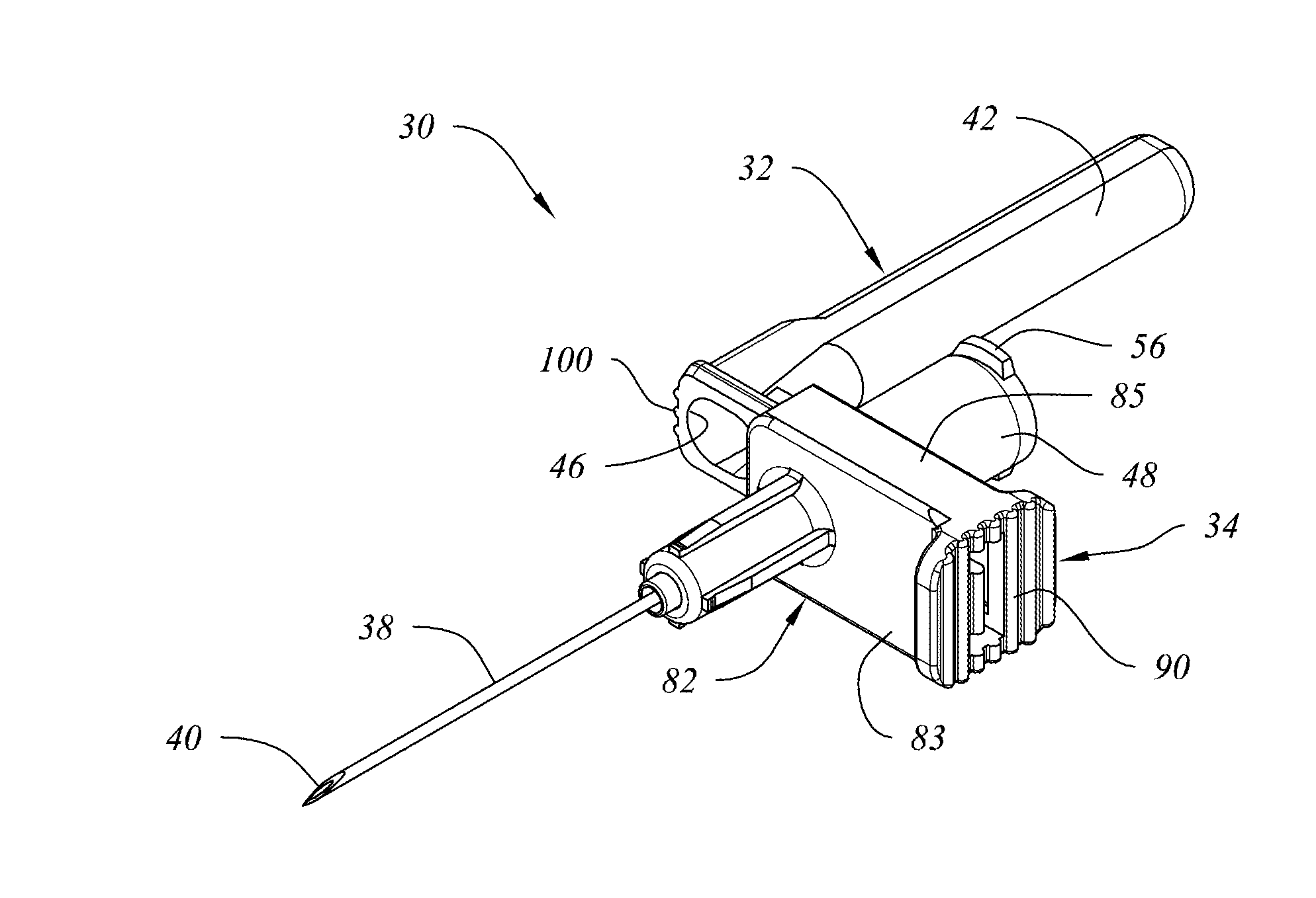 Retractable Needle for Blood Gas Sampling