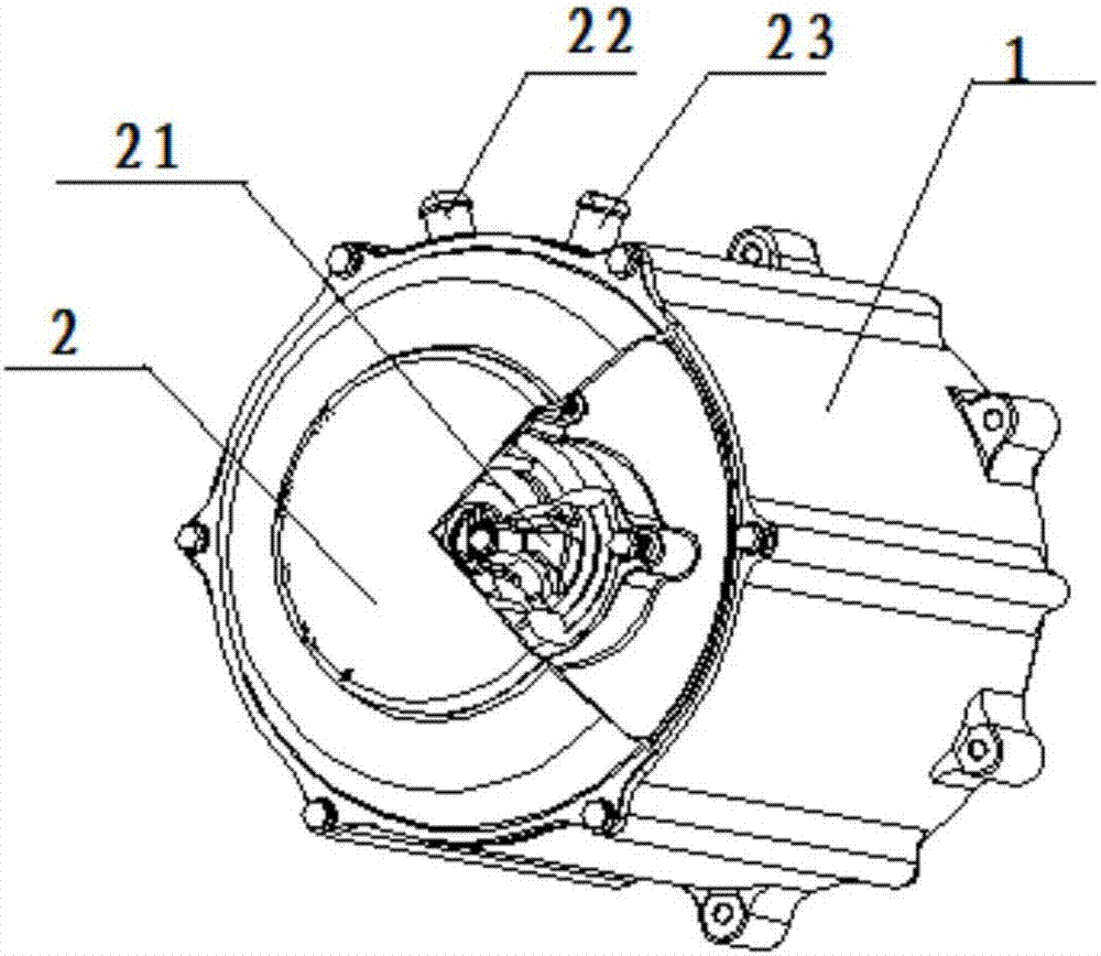 Water cooling motor