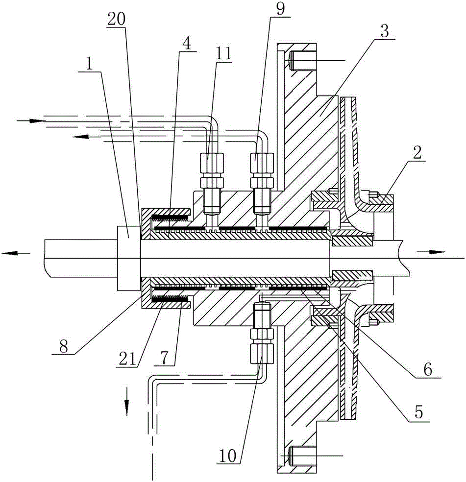 Shaft seal structure of low temperature pump and sealing gas control system of shaft seal
