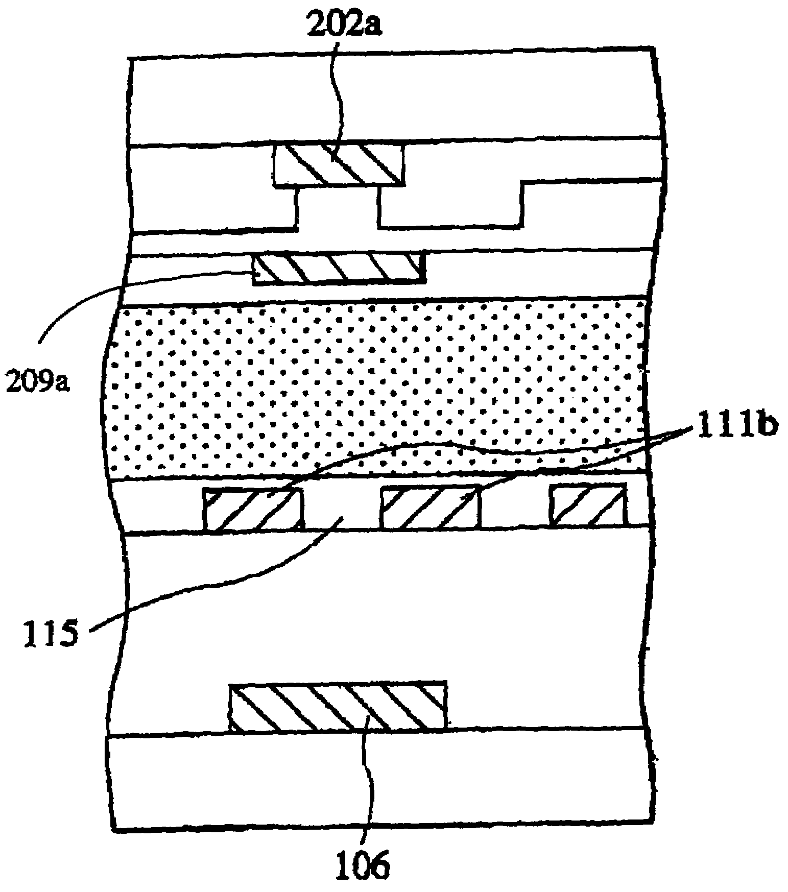 Active matrix type liquid crystal display device and method of manufacturing the same